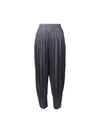 Issey Miyake Pleated Track Pants Grey - ISSEY MIYAKE - BALAAN 1