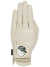 Women s Ball Marker Left Hand Glove IVORY WOMAN - MALBON GOLF - BALAAN 1