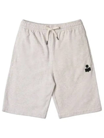 Mahalo logo shorts pants ecru - ISABEL MARANT - BALAAN 1