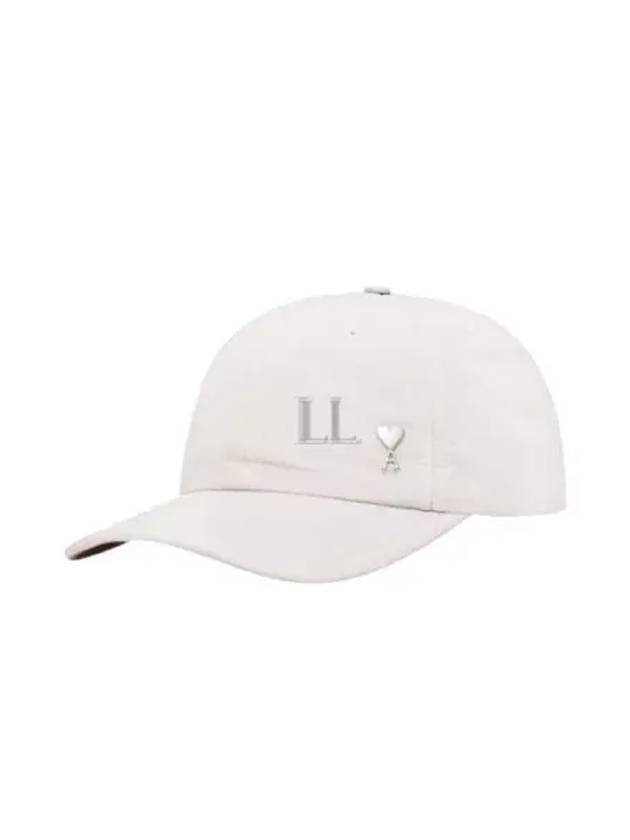 De Coeur Logo Ball Cap White - AMI - BALAAN 2