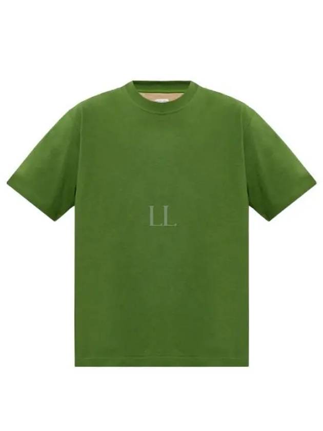 Double Layered Cotton Jersey Short Sleeve T-Shirt Green - BOTTEGA VENETA - BALAAN 2