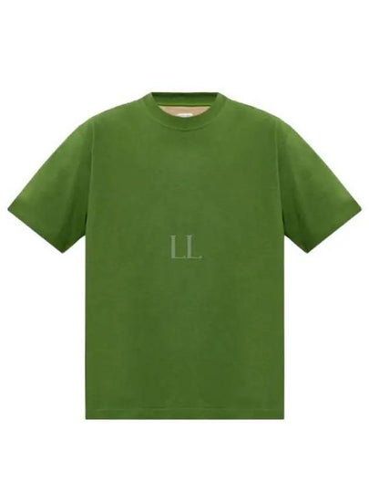 Double Layered Cotton Jersey Short Sleeve T-Shirt Green - BOTTEGA VENETA - BALAAN 2