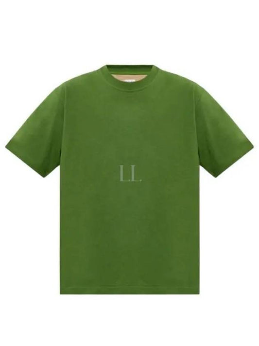 Double Layered Cotton Jersey Short Sleeve T-Shirt Green - BOTTEGA VENETA - BALAAN 2