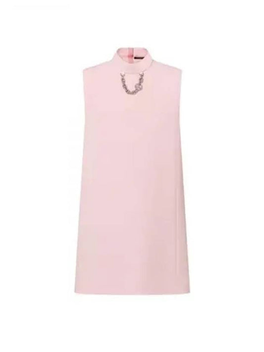 Mock neck straight dress 1AFCHR - LOUIS VUITTON - BALAAN 1