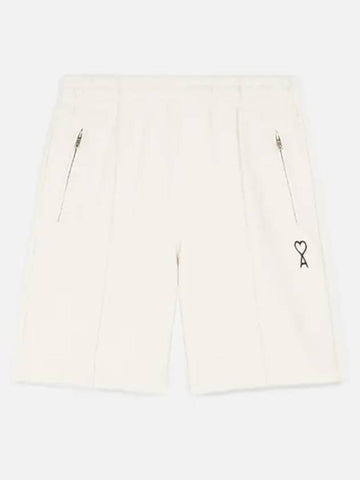 Heart Logo Track Pants Cream E20HJ312 742 150 - AMI - BALAAN 1