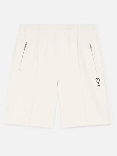 Heart Logo Track Pants Cream E20HJ312 742 150 - AMI - BALAAN 1