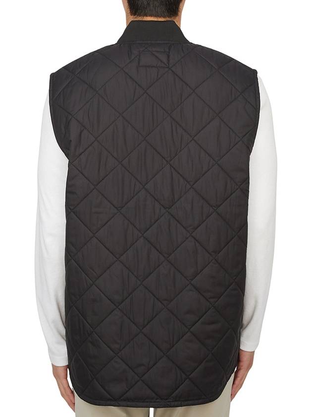 Myton Liner Diamond Quilt Zip-Up Vest Black - CARHARTT WIP - BALAAN 5