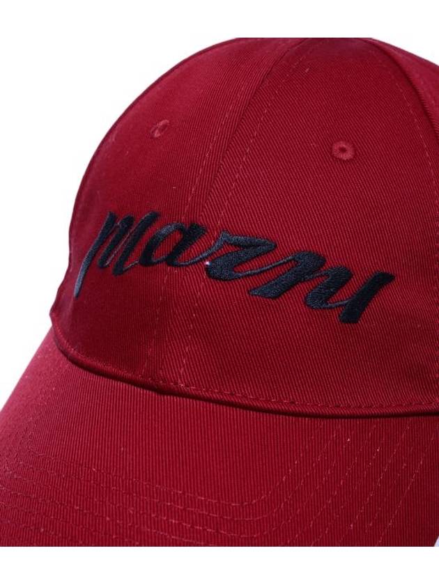 Embroidered Logo Twill Ball Cap Red - MARNI - BALAAN 4