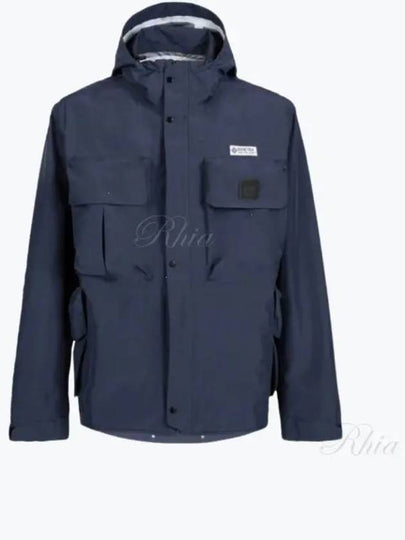 Metropolis Series Gore-Tex 3L Infinium Hooded Jacket Navy - CP COMPANY - BALAAN 2