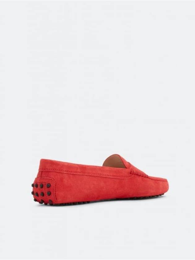 Gommino Suede Driving Shoes Red - TOD'S - BALAAN 4