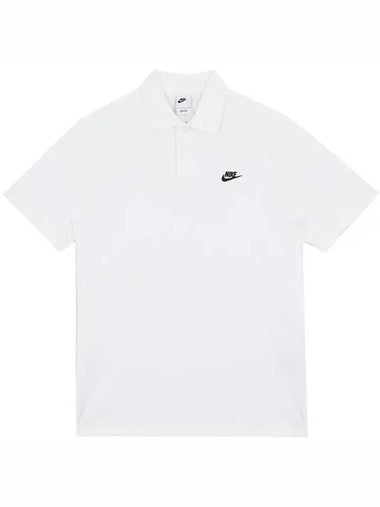 Club short sleeve PK shirt white - NIKE - BALAAN 1