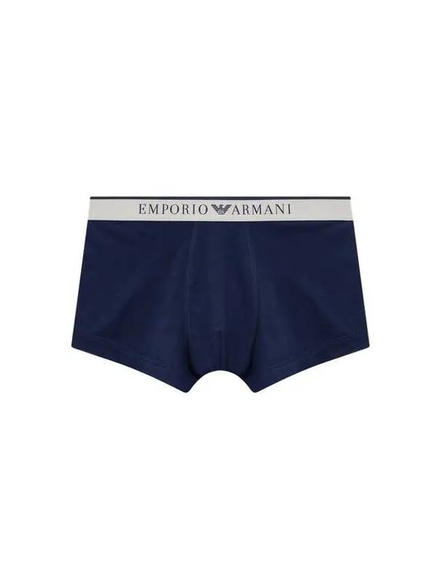 UNDERWEAR Men s Easy Solid Cotton Drawn Navy - EMPORIO ARMANI - BALAAN 1