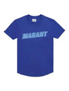 Marant Initials Logo Print TShirt 23PTS0035 FAA1N91E 30EB - ISABEL MARANT ETOILE - BALAAN 1