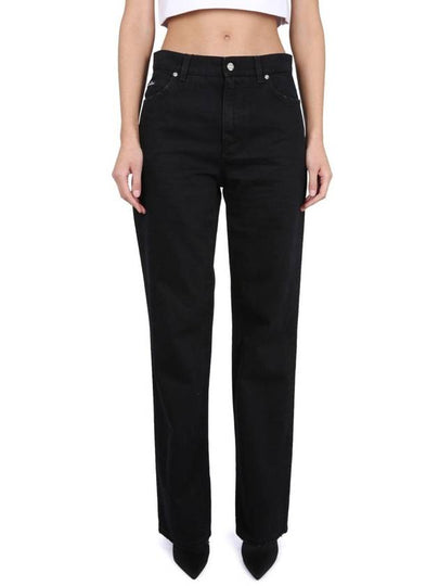 flare straight jeans black - DOLCE&GABBANA - BALAAN 2