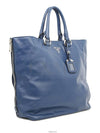 BN2477 Vitello Caprede Blue Zipper Shoulder Tote Bag 3 WAY - PRADA - BALAAN 4