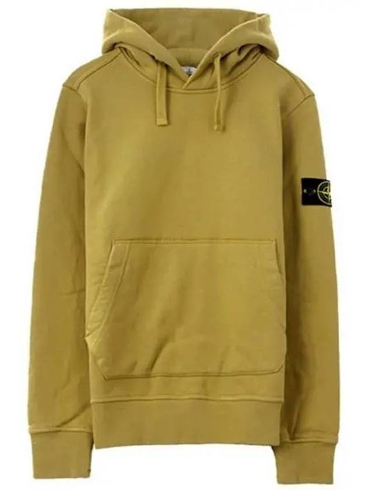 711562820 V0034 Wapen Hooded T shirt Dusty Mustard Men s TEO 270841 - STONE ISLAND - BALAAN 1