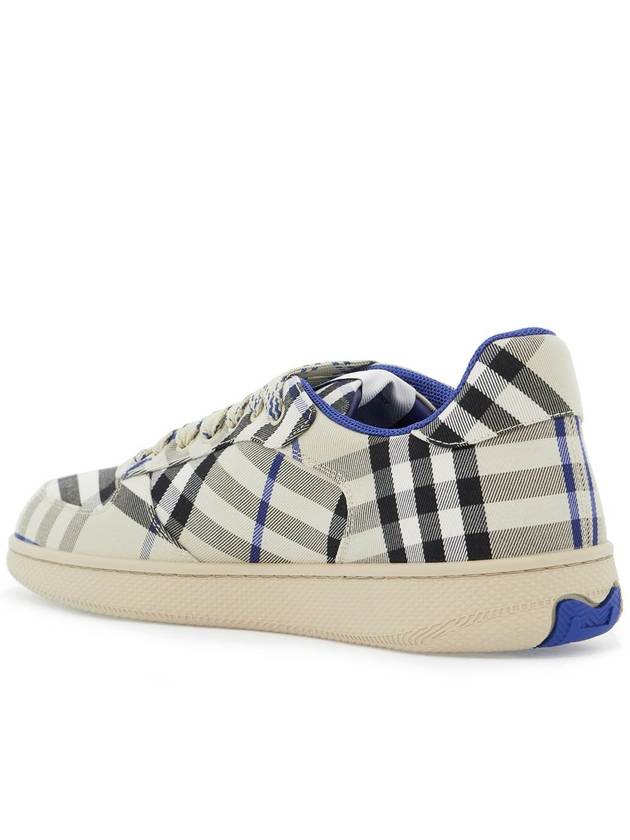 Check Terrace Low Top Sneakers Lichen - BURBERRY - BALAAN 4