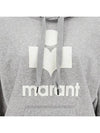 Mansel Logo Hoodie Faded Grey - ISABEL MARANT - BALAAN 5