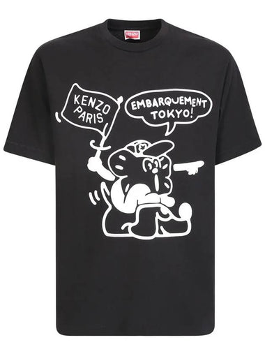 13th Anniversary Balk Boy Travel T Shirt 5TS443 4SY 99J - KENZO - BALAAN 1