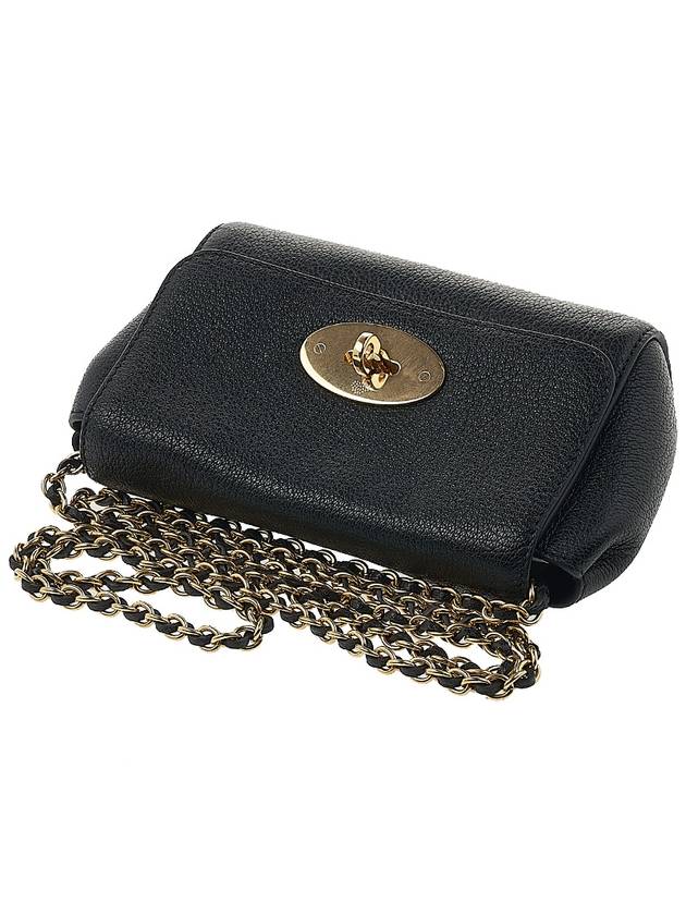 Lily Small Shoulder Bag Black - MULBERRY - BALAAN 5