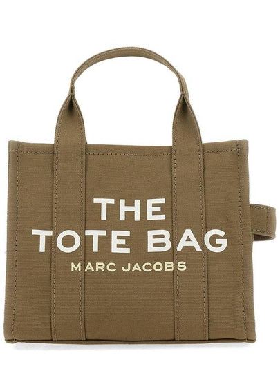 Logo Small Canvas Tote Bag Khaki - MARC JACOBS - BALAAN 2