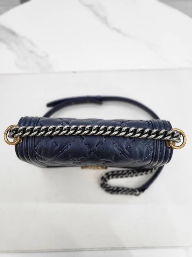 Boy Bag Vintage Navy Small Shoulder A92881 - CHANEL - BALAAN 3