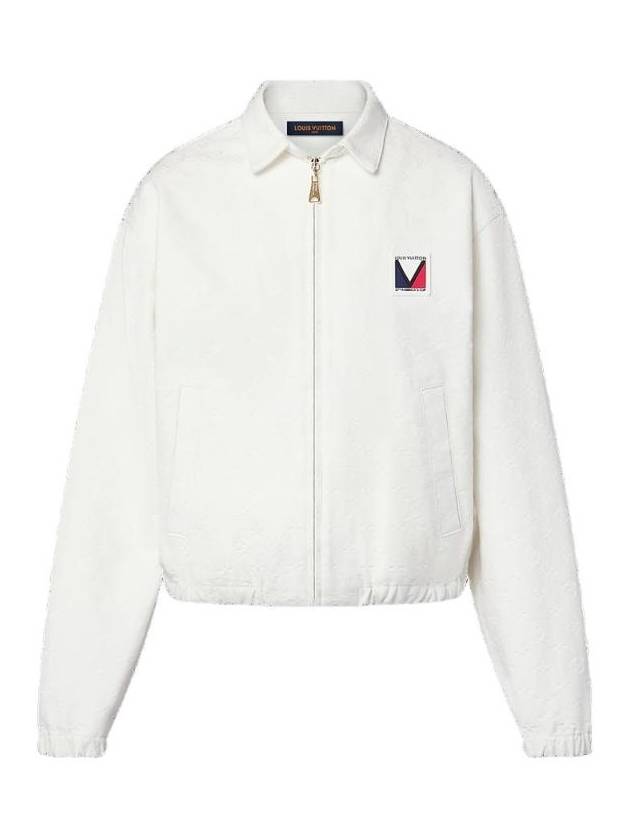 LV x AC embossed monogram bomber jacket white 1AFZX3 - LOUIS VUITTON - BALAAN 1