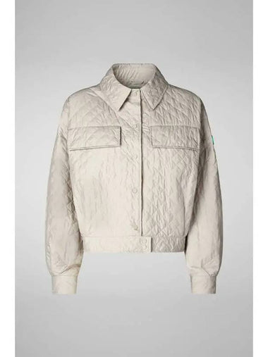 LANA quilted collar jacket beige - SAVE THE DUCK - BALAAN 1