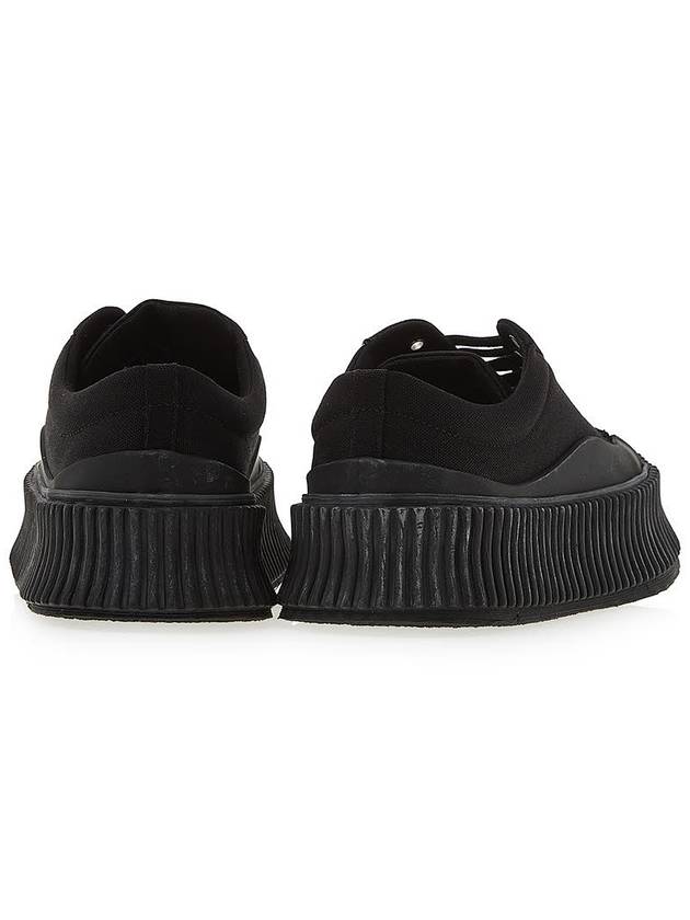 Platform Low Top Sneakers Black - JIL SANDER - BALAAN 5