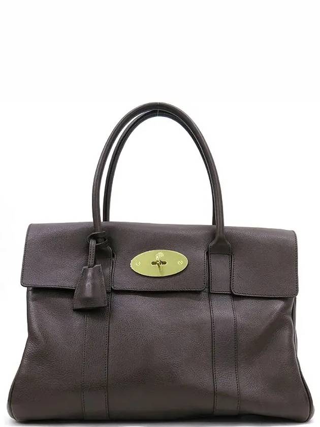 HH5988 Bayswater CHOCOLATE color M size tote bag - MULBERRY - BALAAN 2