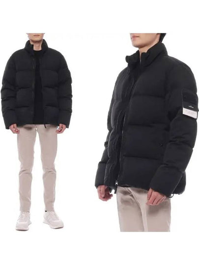 453F3 Ghost Padding Down Jacket Black - STONE ISLAND - BALAAN 2