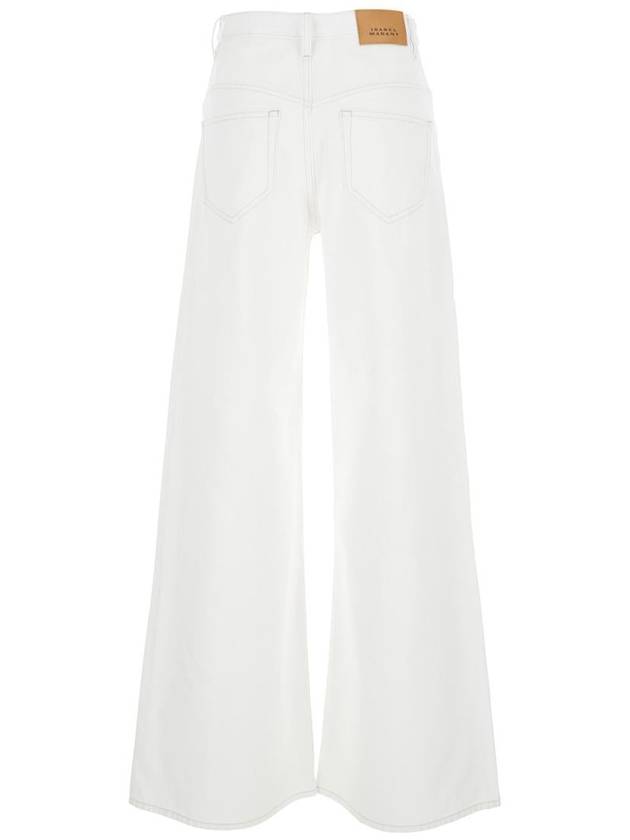 Lemony High Rise Wide Jeans PA0052FAB1H06I - ISABEL MARANT - BALAAN 3