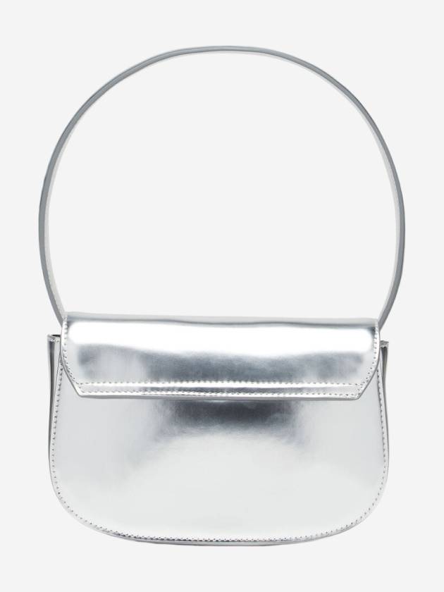 1DR Mirrored Leather Shoulder Bag Silver - DIESEL - BALAAN 4