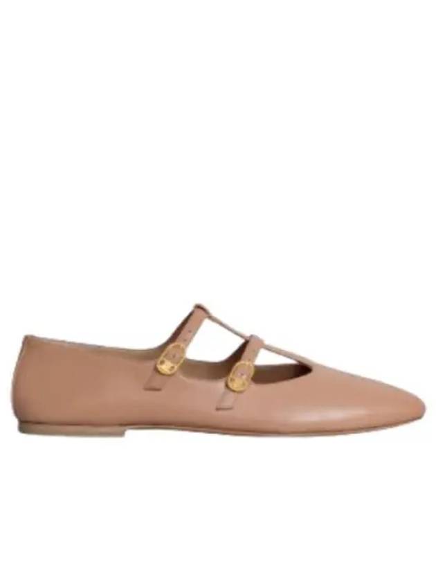 Les Double Strap Lambskin Ballerinas Pink - CELINE - BALAAN 2