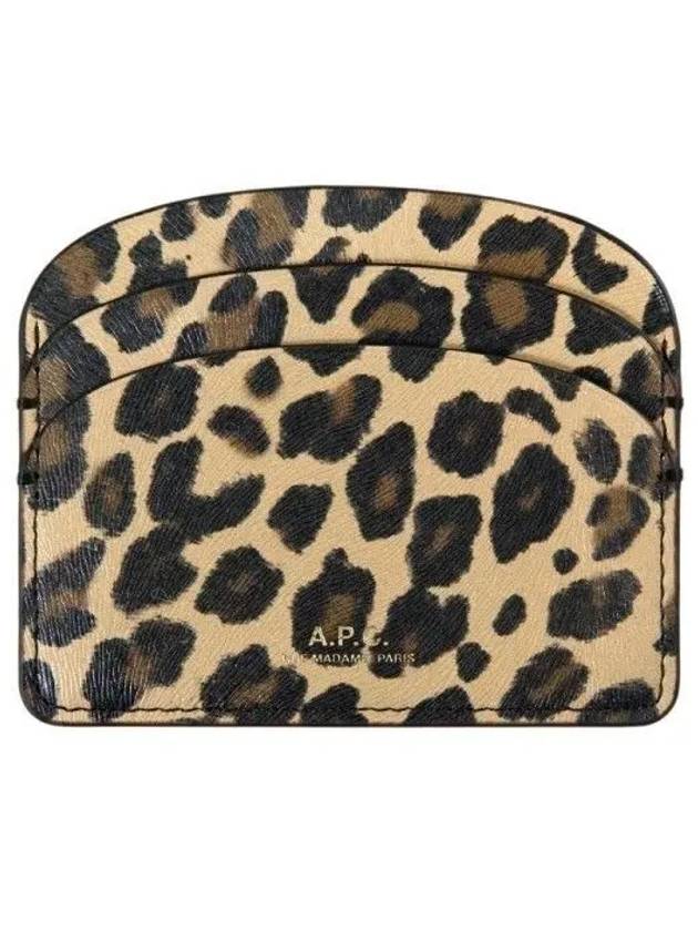 Demi Lune Card Wallet Leopard - A.P.C. - BALAAN 2