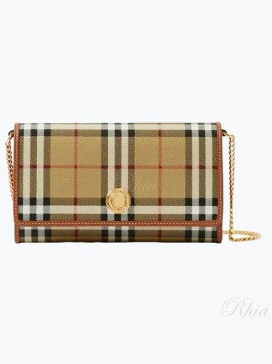 Vintage Check Chain Mini Cross Bag Archive Beige - BURBERRY - BALAAN 2