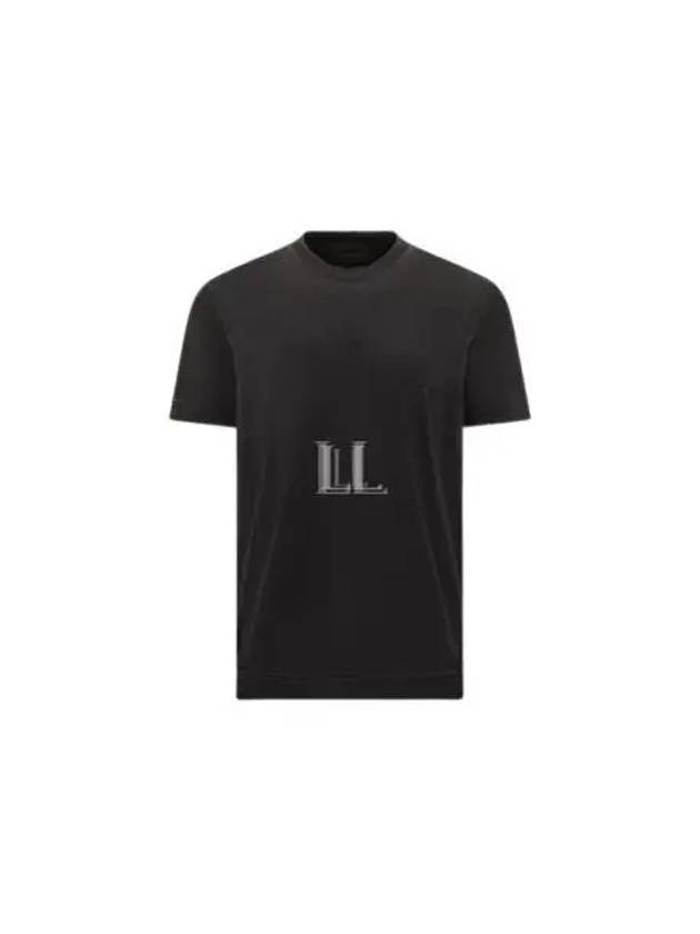 Embroidered 4G Logo Cotton Short Sleeve T-shirt Black - GIVENCHY - BALAAN 2