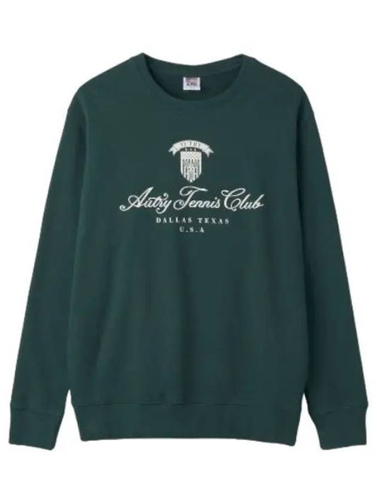 Tennis Club Sweatshirt Green T Shirt - AUTRY - BALAAN 1