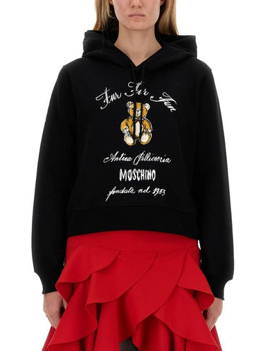 SWEATSHIRT WITH LOGO - MOSCHINO - BALAAN 1