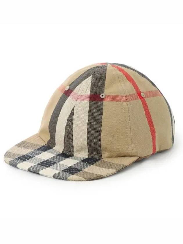 Reversible Vintage Check Cotton Ball Cap Archive Beige - BURBERRY - BALAAN 2