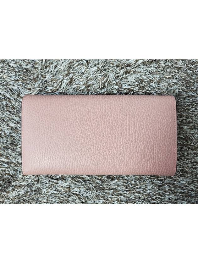 Pink flap long wallet - GUCCI - BALAAN 4