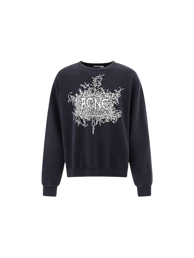 Logo Print Sweatshirt Black - ACNE STUDIOS - BALAAN 2