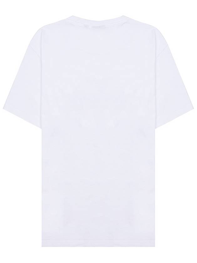 International Spirit Logo Print Short Sleeve T Shirt White - BARBOUR - BALAAN 3