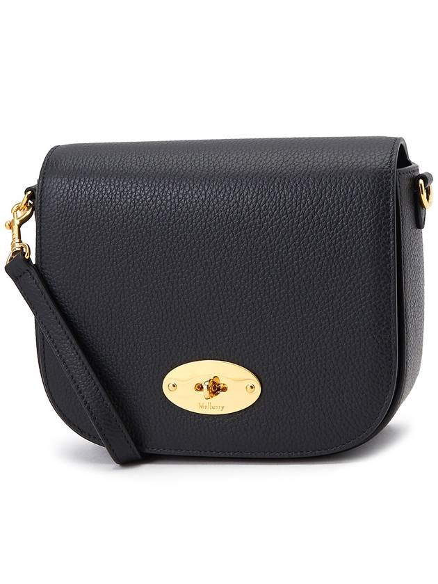 Darley Satchel Classic Grain Small Cross Bag Black - MULBERRY - BALAAN 3