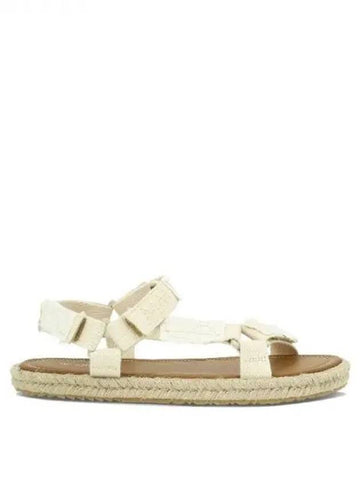 Maison Margiela patchwork canvas espadrille sandals - MAISON MARGIELA - BALAAN 1