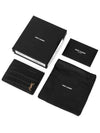 Monogram Logo Crocodile Card Wallet Black - SAINT LAURENT - BALAAN 4