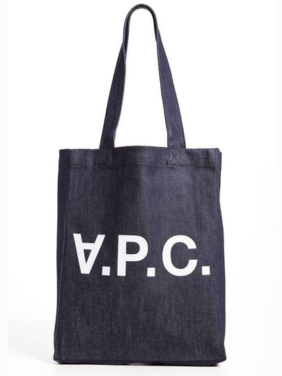 Laure logo denim tote bag blue - A.P.C. - BALAAN 2