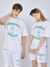 Hip Bear Short Sleeve T-Shirt White Melange - COMMONZ - BALAAN 3