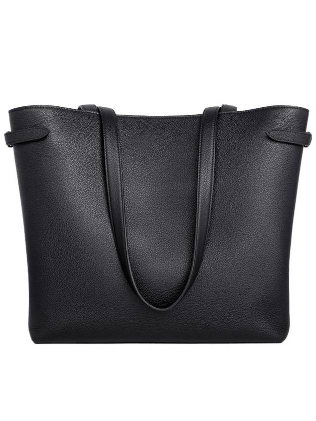 Cabas Anais Cuir Grain Calfskin Tote Bag Black - CELINE - BALAAN 4