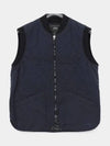 Quilted Vest Navy - A.P.C. - BALAAN 2